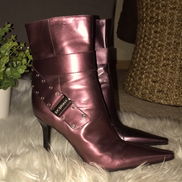 BCBGirls Shoes - [bcbgirls] Metallic Stiletto Boots
